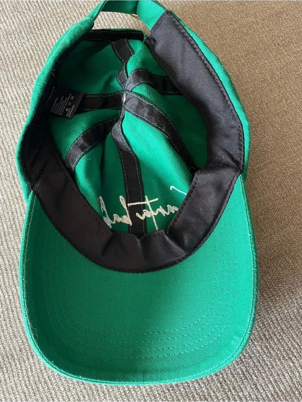 Santa Baby Embroidered Kelly Green Woman’s Christmas Baseball Cap